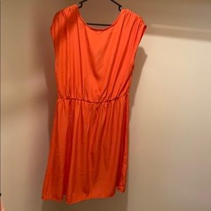 Bright Orange Above-knee Dress size XL